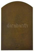 Sződy Szilárd (1878-1939) 1938. "Budapesti Egyetemi Athletikai Club" bronz plakett "L...