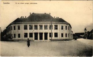 1915 Szentes, M. kir. állami polgári leány iskola