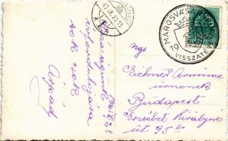 1940 Marosvásárhely, Targu Mures; Római katolikus templom a Széchenyi téren, Frisch, Singer és Soós ...