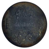 1951. "Nemzetközi Szövetkezeti Nap 1951" kétoldalas, bronzozott Zn díjérem dísztokban (40m...