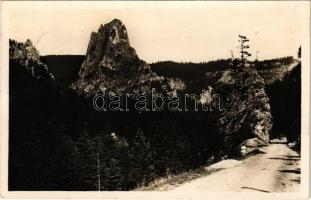 1943 Békás-szoros, Cheile Bicazului; Oltárkő / rock