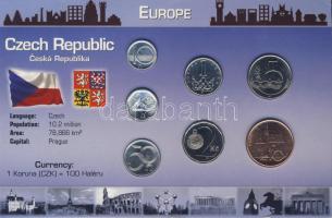 Csehország 1993-2002. 10h, 20h, 50h, 1K, 2K, 5K, 10K bemutató szettben T:1