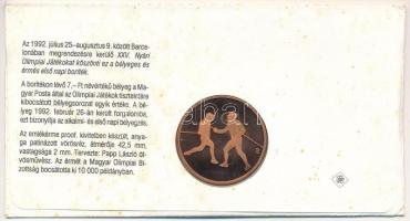 Magyarország 1992. Papp László (1947-) "Barcelonai Olimpia- Magyar Csapat" bronz emlékérem...