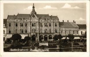 Szatmárnémeti, Satu Mare; Pannonia szálloda, Schön üzlete / hotel, shops. photo + 1940 Szatmárnémeti visszatért So. Stpl.