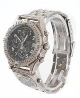 Breitling quartz chronographe férfi replika karóra, elemcserére szorul, fém szíjjal