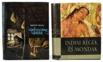 Baktay Ervin: Körösi Csoma Sándor. Bp., 1962, Gondolat. + Baktay Ervin: Indiai regék és mondák. Bp., 1963, Móra Ferenc. Kiadói félvászon és egészvászon kötés, papír védőborítóval, jó állapotban.