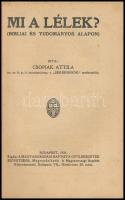 Csopják Attila: Mi a lélek? Bibliai és tudományos alapon. Bp., 1921., Magyarországi Baptista Gyűleke...