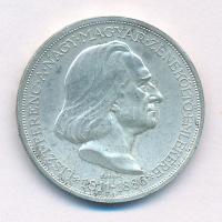 1936. 2P Ag "Liszt" T:1- patina Adamo P7.3