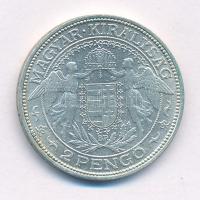 1937. 2P Ag "Madonna" T:1- patina Adamo P7