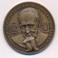 1978. Mindszenty József Magyarország bíboros hercegprímása / Esztergom 1978 kétoldalas bronz emlékérem (38mm) T:1-