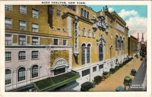 New York, Roxy Theatre, automobiles