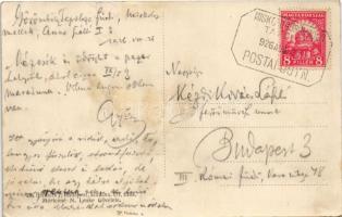 1926 Miskolc, Tapolcai részlet a stranddal. Móriczné N. Lenke felvétele + "MISKOLCGÖRÖMBÖLYI PO...