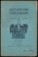 Krenedits Ferenc: Aquáriumi tanulmány. Bp., 1907,Pátria, VIII+126 p.+5 t. Első kiadás. Kiadói papírkötés, foltos borítóval, sérült, hiányos gerinccel, bélyegzésekkel, kissé foltos lapokkal. Ritka!