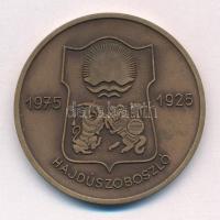1975. 1975-1925 Hajdúszoboszló Gyógyfürdő kétoldalas bronz emlékérem (42,5mm) T:1-