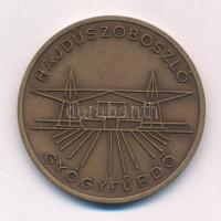 1975. "1975-1925 Hajdúszoboszló Gyógyfürdő" kétoldalas bronz emlékérem (42,5mm) T:1-