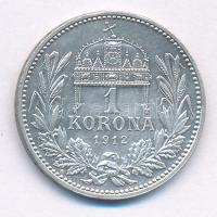 1912KB 1K Ag "Ferenc József" T:1,1- Adamo K5.1