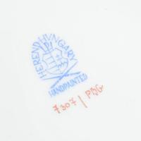 Herendi Búzavirág füzér PBG mintás kaspó, kézzel festett, jelzett, hibátlan, d: 23, m: 13,5 cm