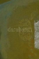 Zsolnay eozin mázas kislány korsóval, jelzett, hibátlan, 9x7x8 cm