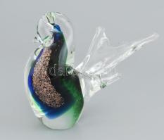 Murano: Madár pár. Kézzel készült üveg, egyik jelzett, hibátlan állapotban, m: 15-16 cm, h: 19-20 cm...