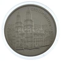 Svájc DN "Zürichi látványosságok / Grossmünster" Cu-Ni emlékérem (40mm) T:1 Switzerland ND...