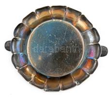 Ezüst (Ag) hamutál, jelzett, d: 12 cm, nettó: 49,8 g