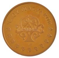 Ifj. Szlávics László (1959-) 2011. "Szent István / Nagy magyarok" aranyozott Cu emlékérem ...