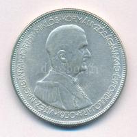 1930. 5P Ag Horthy jobbra hajas T:2 patina Adamo P8