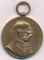 1898. "Jubileumi Emlékérem a Fegyveres Erő Számára / Signum memoriae (AVSTR)" bronz kitüntetés mellszalag nélkül T:2 Hungary 1898. "Commemorative Jubilee Medal for the Armed Forces" bronze decoration without ribbon C:XF NMK 249.