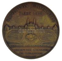 Franciaország 1878. "Francia Köztársaság / Párizsi Világkiállítás 1878 - Trocadero" bronz ...