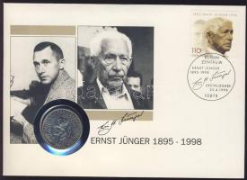 NSZK 1986. 5M "Heidelberg" bélyeges érmés borítékon elsőnapi bélyegzővel, hátoldali ismertető tanúsítvánnyal T:BU