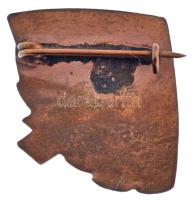 ~1970-1980. "Vidámpark Törzsgárda" zománcozott kitüntető jelvény 10 év után (23x20mm) T:1-