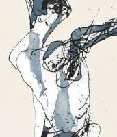 Damó István (1951-): "Nem adom fel" III., 2022. Szitanyomat, papír, jelzett. 9/25 számozás...