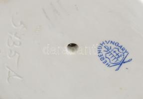 Herendi álló női akt. Kézzel festett, jelzett, javított (feje visszaragasztott), m: 28,5 cm