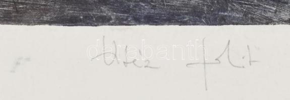 Vitéz Judit (?-): Akt II., 1998. Hidegtű, papír, jelzett. Művészpéldány EA III/X. számozással. Paszp...