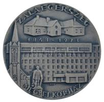 Csucs Viktória (1934-1993) 1973. Zalaegerszeg megyei kórház egyoldalas ezüstözött bronz emlékérem (70mm) T:1-