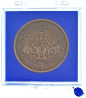 Fritz Mihály (1947-) 1983. "MÉE Szeged / 800 éves Szeged" kétoldalas, bronz emlékérem plom...