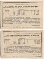 Budapest 1949. "XIII. Állami Sorsjáték" fél sorsjegy, felülbélyegzéssel, vízjeles papíron ...