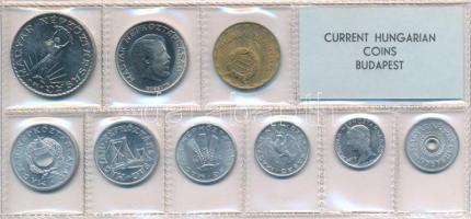 1972. 2f-10Ft (9xklf) érmés forgalmi sor fóliatokban T:1 patina
Adamo FO5