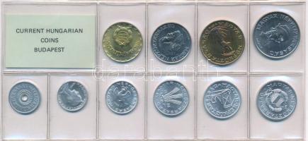 1988. 2f-20Ft (10xklf) érmés forgalmi sor fóliatokban T:1 kis patina Adamo FO21