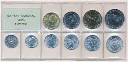 1987. 2f-20Ft (10xklf) érmés forgalmi sor fóliatokban T:1 
Adamo FO20