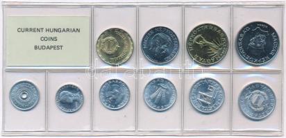 1986. 2f-20Ft (10xklf) érmés forgalmi sor fóliatokban T:1 kis patina
Adamo FO19