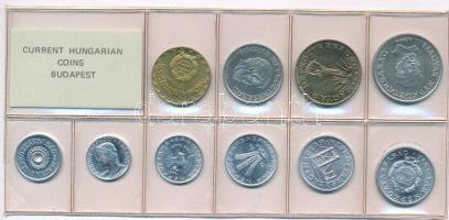 1984. 2f-20Ft (10xklf) érmés forgalmi sor fóliatokban T:1 kis patina Adamo FO17