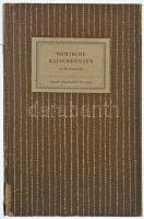 Römische Kaisermünzen - 48 Bildtafeln - Insel-Bücherei Nr. 270. Lipcse, Im Insel-Verlag zu Leipzig, 1941. Gerinc sérült, de összeségében szép állapotban