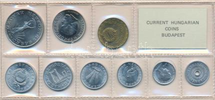 1973. 2f-10Ft (9xklf) érmés forgalmi sor fóliatokban T:1 patina
Adamo FO6
