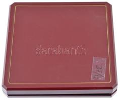 Fritz Mihály (1847-) 1990. "Mathias Rex" kétoldalas bronz emlékérm sérült tokban (125mm) T...