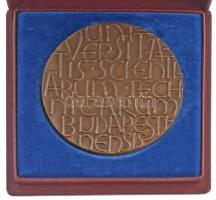 Kákonyi István (1917-1993) DN "Budapesti Műszaki Egyetem 1782" kétoldalas bronz emlékérem ...
