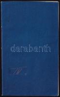 cca 1865 Latin jegyzet. Benne latin szógyűjteménnyel. Zombat Pál győri gimnáziumi tanuló, későbbi MÁ...