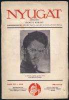 1949 Nyugat XXXIII. évfolyam 1. száma, szerk.: Babits Mihály, címlapon Petőfi arcképével, 74p