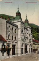 1909 Herkulesfürdő, Baile Herculane; József főherceg szálló. Bergmann Adolf bérlő kiadása / hotel (EK)