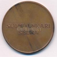 DN "Kodály Zoltán 1882-1982 / SUOMI-UNKARI SEURA" kétoldalas bronz emlékérem (42,5mm) T:1-